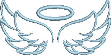 Angel Wings Embroidery File