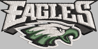 Eagles Embroidery File