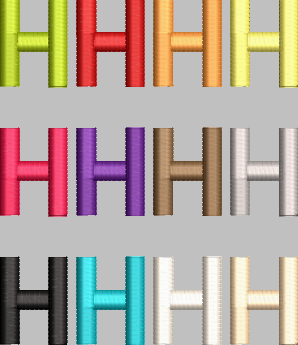 H Test Tension Embroidery File