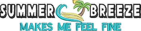 Summer Breeze Embroidery File
