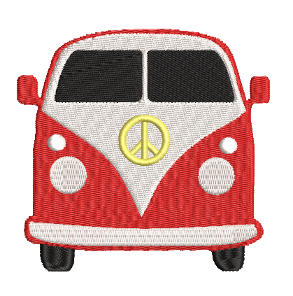 VW Bus Embroidery File