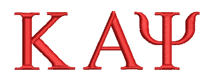 Kappa Alpha Psi Embroidery File