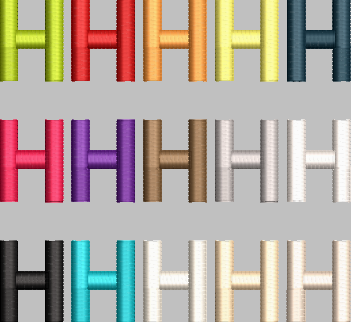 H Test Tension Embroidery File