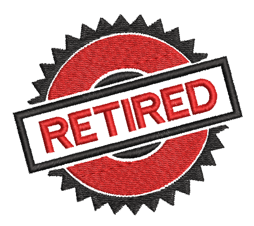 Retired Embroidery File