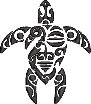 Sea Turtle Embroidery File