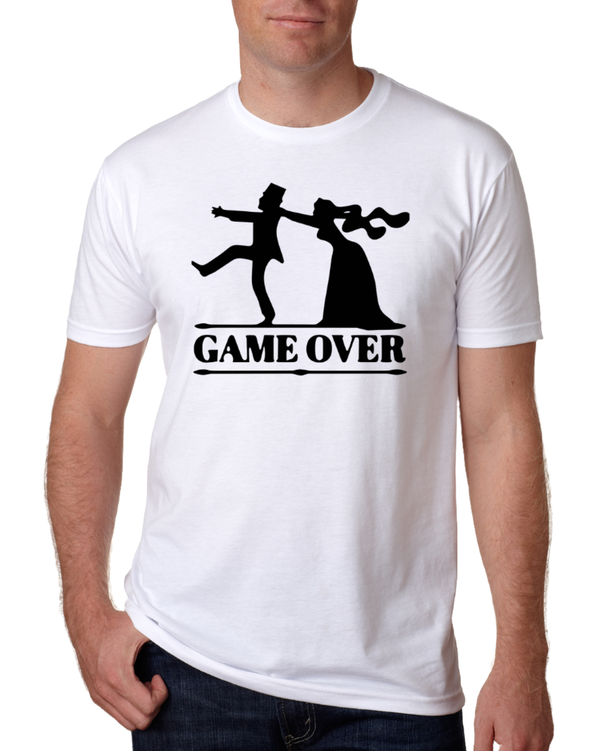Game Over Bachelor paryt t-shirt