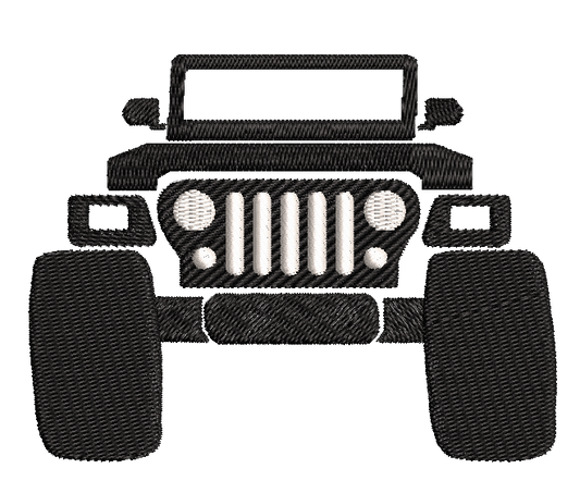 Off Road Vehicle Embroidery File